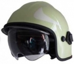 Emergency helmet Calisia type AK/10 including glasses - light green - golden shield