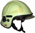 Emergency helmet Calisia type AK-06-09 gold shield EN 443:2008 photoluminescent