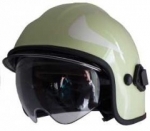 Emergency helmet type AK/10 incluing glasses - photoluminescent - golden shield