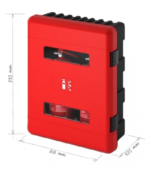 Double Box for Fire Extinguisher